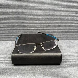 Oakley Barrelhouse 0.5 OX3174-0651 Pewter Sky Blue Half Rim Frames Glasses 51-18